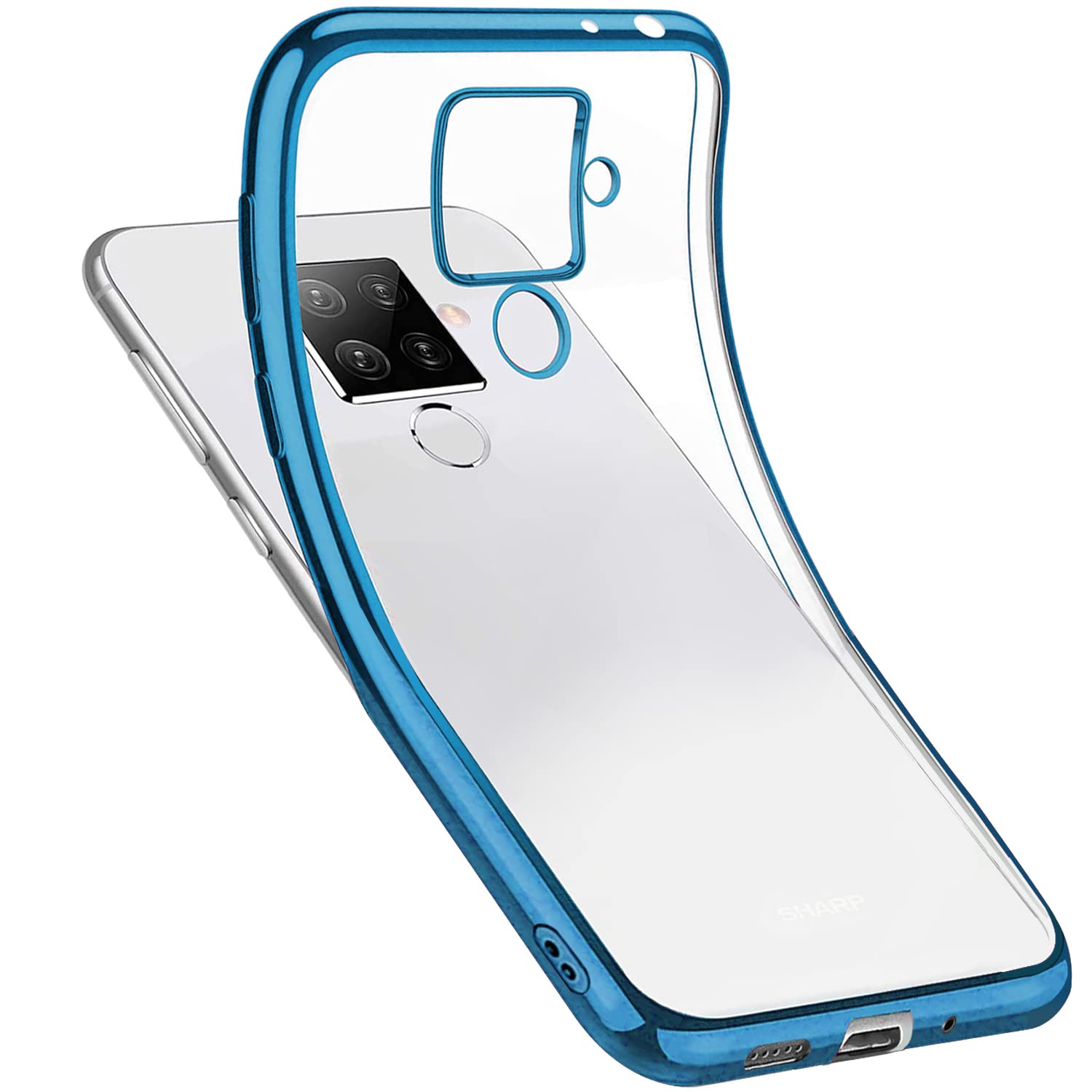 AQUOS sense4 plus　sh-m16　ケース、保護ガラス付き Amazon.co.jp: AQUOS Sense4 plus ケース クリア SH-M16 SH-RM16